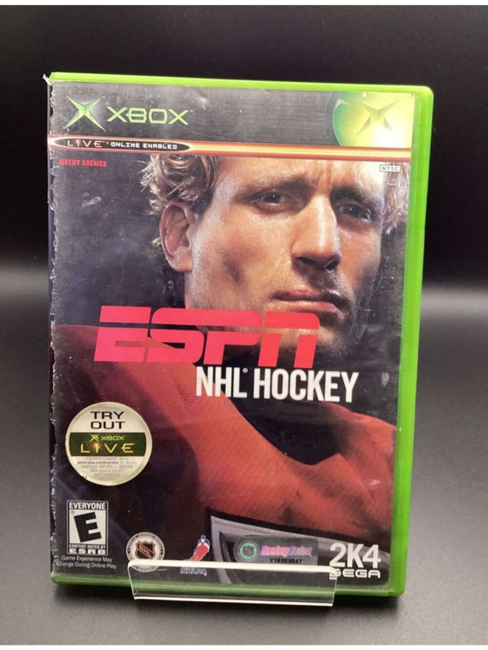 ESPN NHL Hockey Xbox 2003 CIB Complete In Box Untested Ice Hockey Video Game CIB